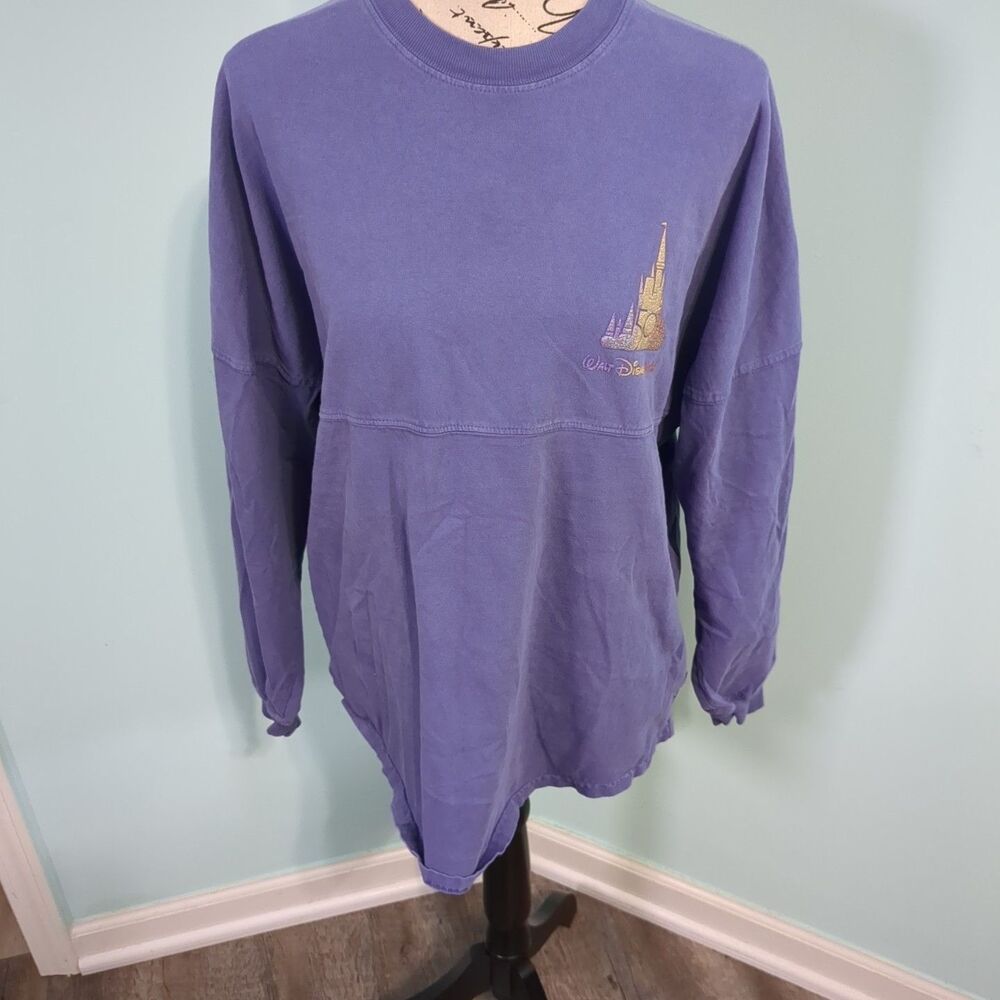 Disney World 50th Anniversary Spirit Jersey - Purple small long sleeve shirt